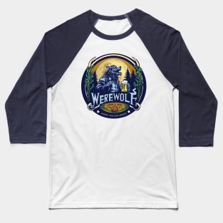 Werewolf Beer Baseball T-Shirt